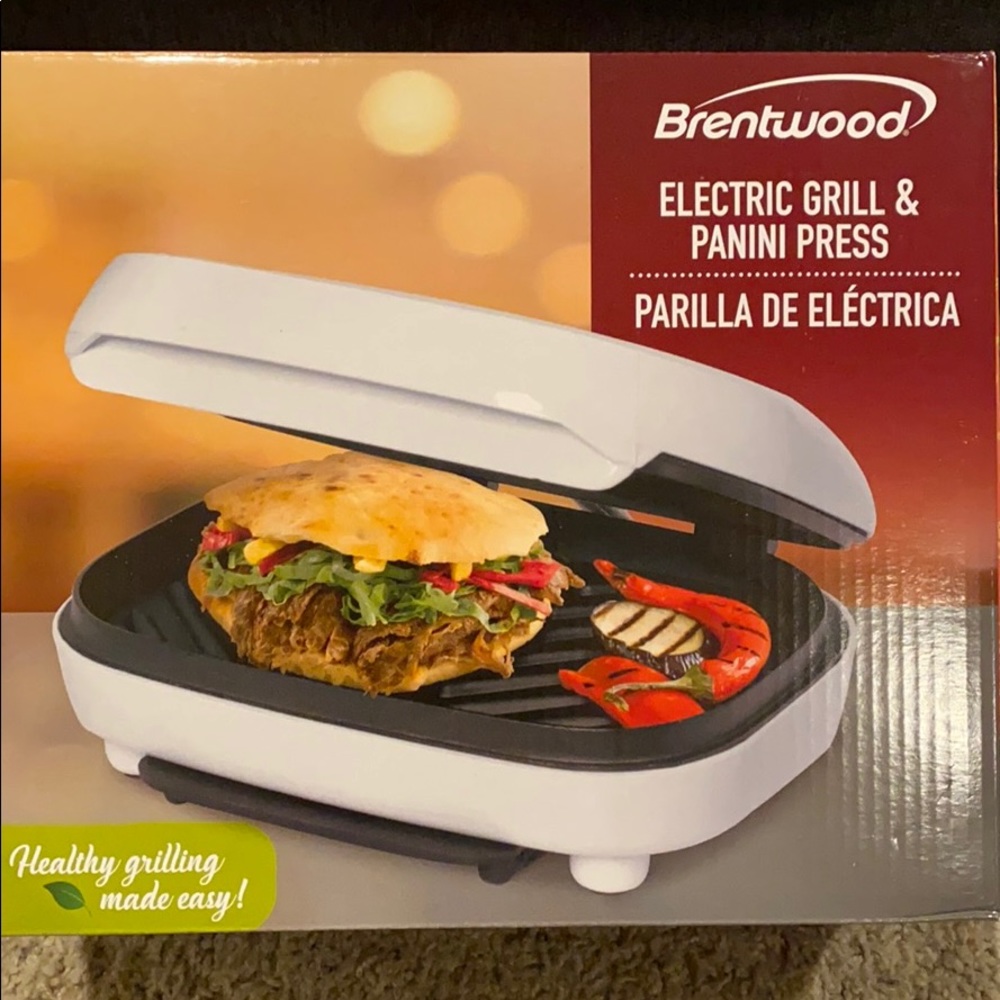 Electric grill/panini press